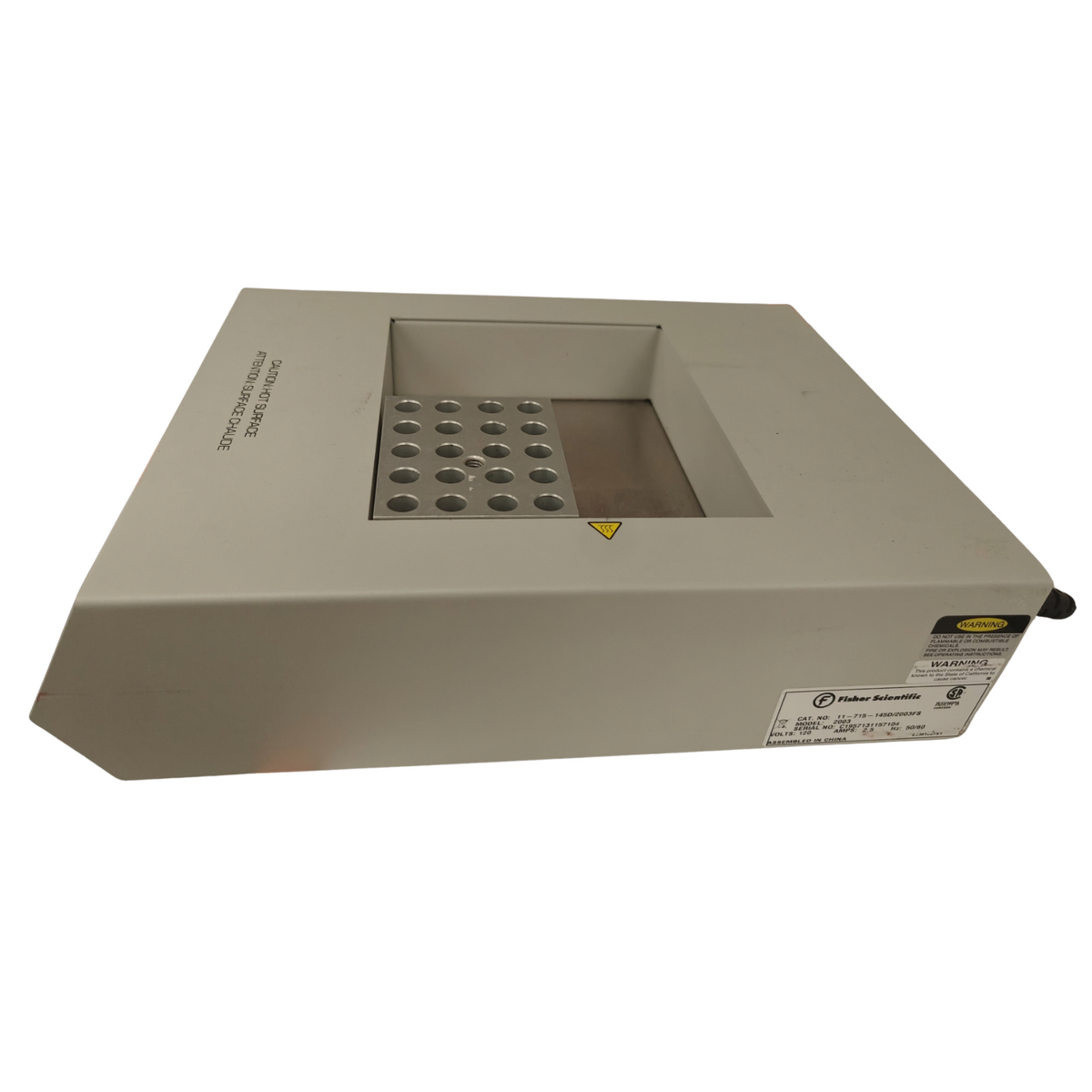 Fisher Scientific 11-715-145D Isotemp 2003 Digital Dry Bath Block Heater Tested