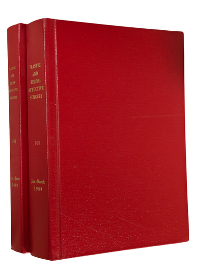 Plastic and Reconstructive Surgery Vol 103 1999 Medical Journal 2-Book Hardcover