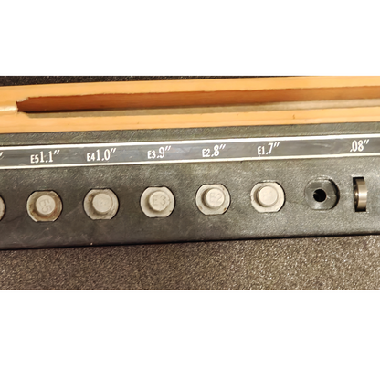 Mitutoyo 511-104N Dial Bore Gauge Set 0.7-1.4" Range .0001" 2923-10 Indicator