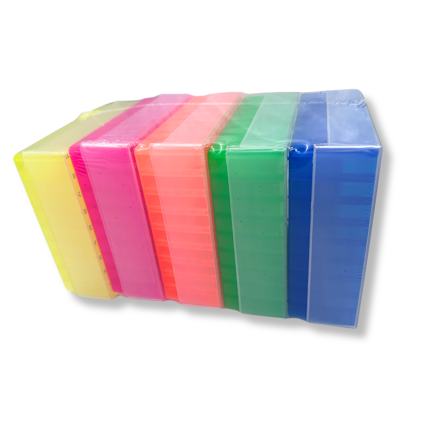 USA Scientific 81-Place Freezer Boxes Pack of 5, Mixed-Color, 405 Vial Capacity