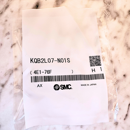 SMC KQB2L07-N01S Male Elbow Metal Fitting - One Touch Brass - UNF, NPT Threads