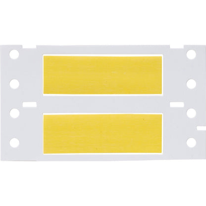 Brady PS-375-2-YL 2"x0.375" PermaSleeve Heat Shrink Wire and Cable Labels Yellow