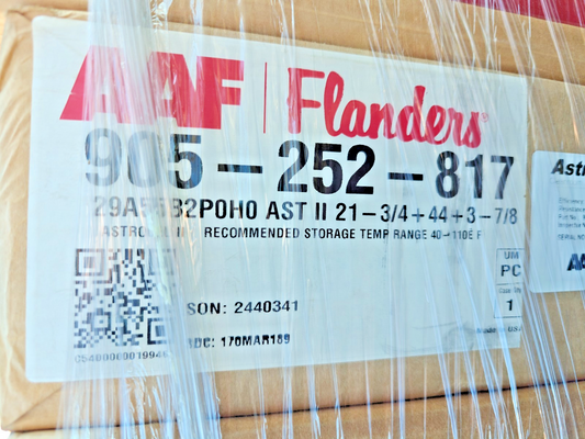 AAF Flanders 905-252-817 AstroCel II HEPA Air Filter 21.75" x 44" x 3.87" | NEW