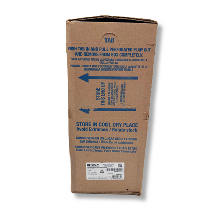 Brady [PS-500-2-YL] Yellow PermaSleeve Heat Shrink Wire Marker Sleeves 2"x0.851"
