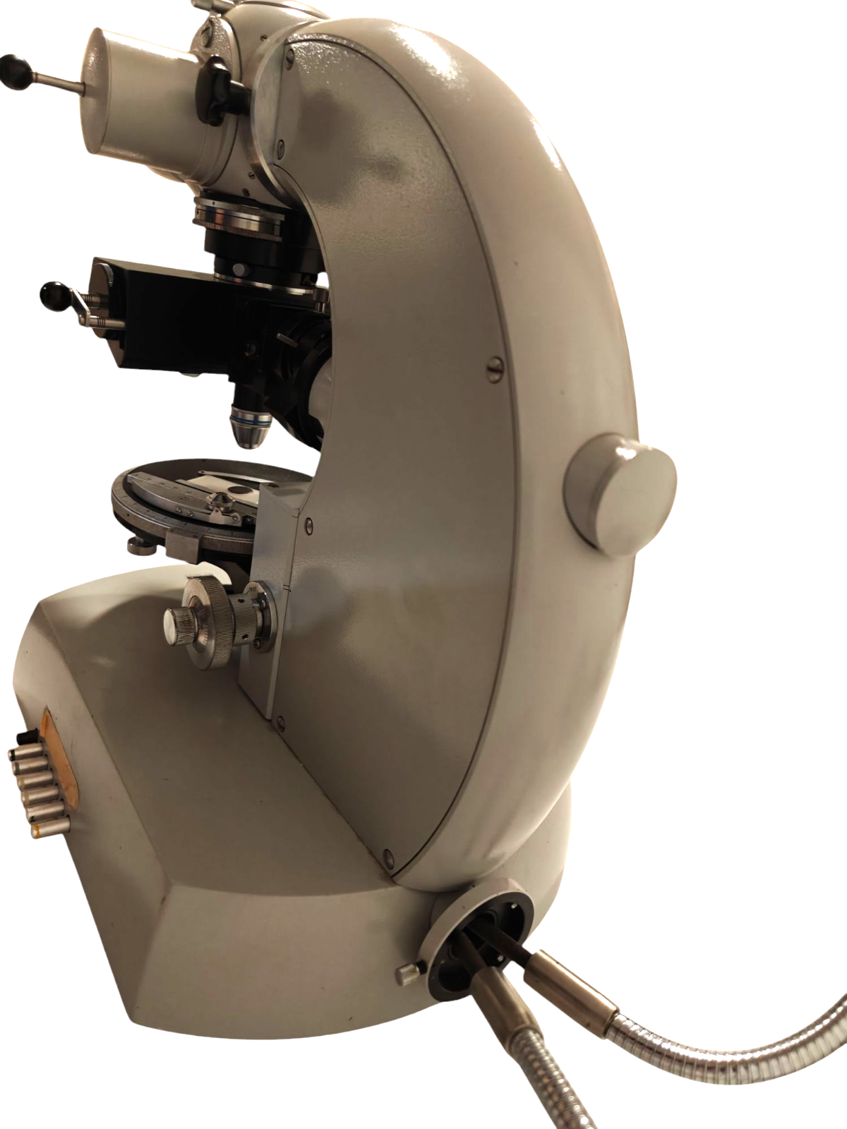 ZEISS Universal III RS Microscope w/ 4 Objectives, Trinocular Port, Fiber Light
