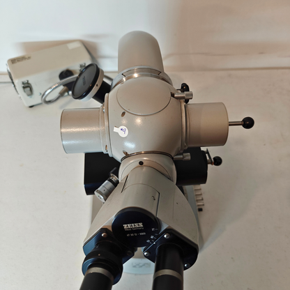 ZEISS Universal III RS Microscope w/ 4 Objectives, Trinocular Port, Fiber Light