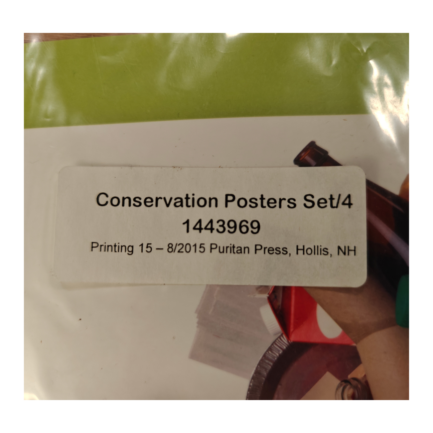 FOSS Conservation Posters Reduce, Reuse and Recycle | 14" x 17" | Set of 4 | NEW