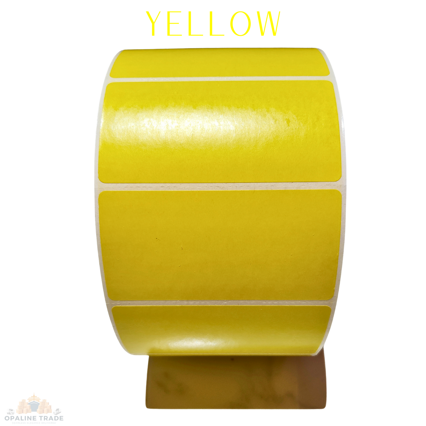4x2" Thermal Labels, 3" Core: Blue/Pink/Yellow/Green, Pick Color, 3000-Roll
