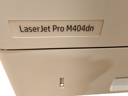 HP M404dn LaserJet Pro Monochrome Laser Printer W1A53A Network Duplex - TESTED