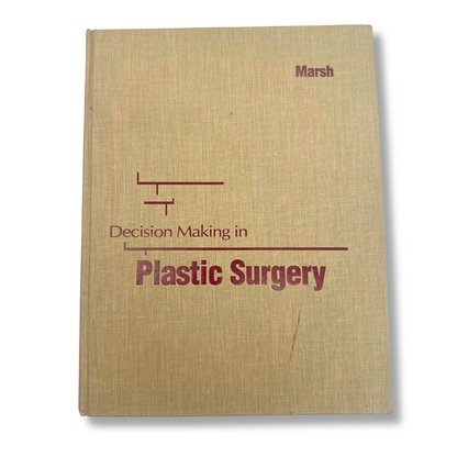 Decision Making in Surgery Jeffrey L. Marsh 1992 Hardcover Educational Textbook