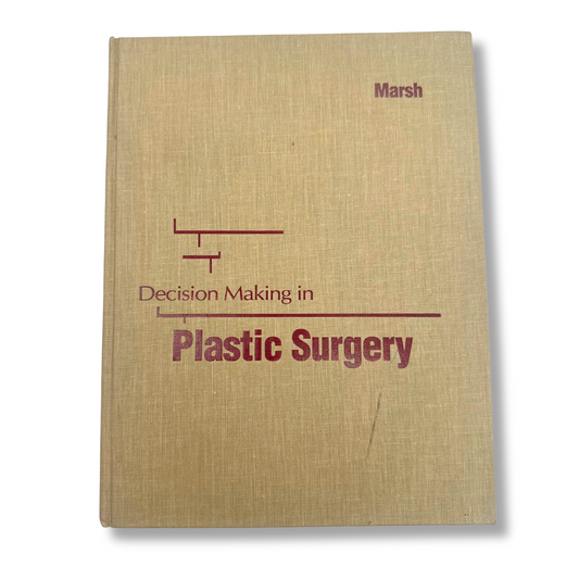 Decision Making in Surgery Jeffrey L. Marsh 1992 Hardcover Educational Textbook