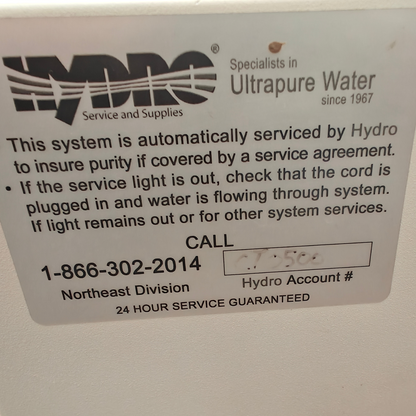 Hydro PicoTech 3 | Lab Water Purification System - Tested (Fully operational)