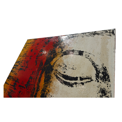 Abstract Buddha Canvas Diptych Wall Art Decor Textured Modern Painting Set of 2
