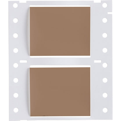 Brady PS-1000-2-BR  2"x1" PermaSleeve Heat Shrink Wire and Cable Labels Brown