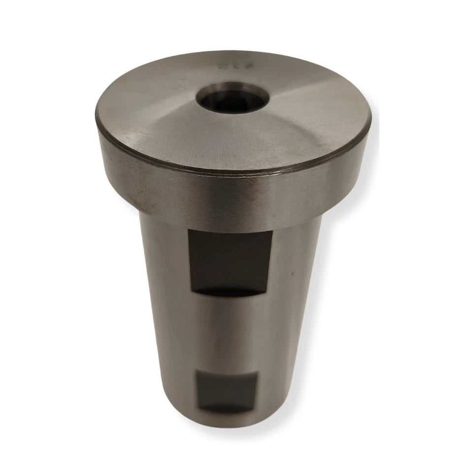 Front view of 12mm boring bar sleeve tool holder bushing CNC reduction adapter