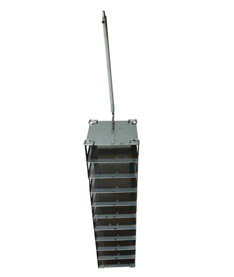Stainless steel cryogenic box rack with handle for MVE freezer