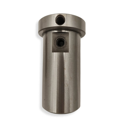 Side view of 32mm OD x 16mm ID J style tool holder bushing with set screw holes