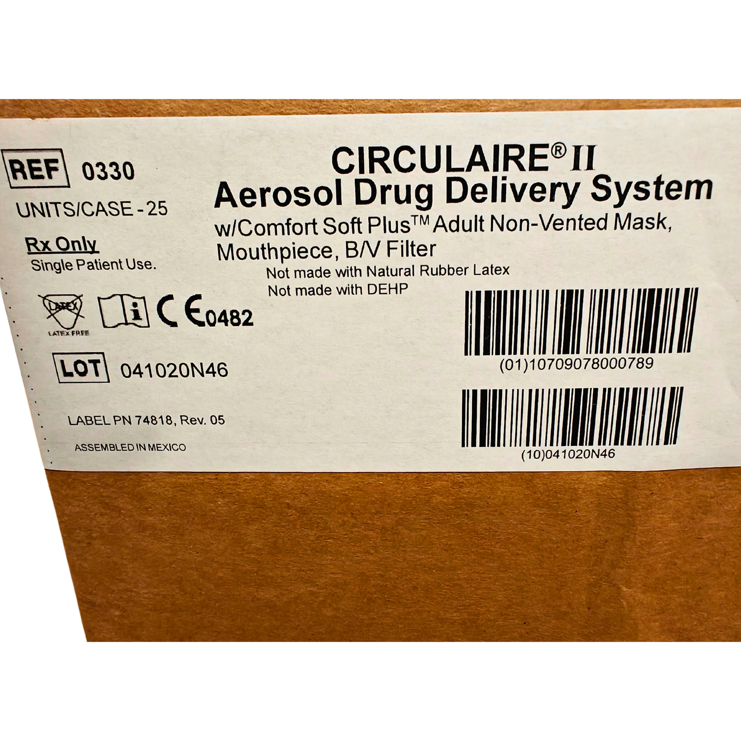 Circulaire II Aerosol Drug Delivery System, 25 CASE | REF 0030