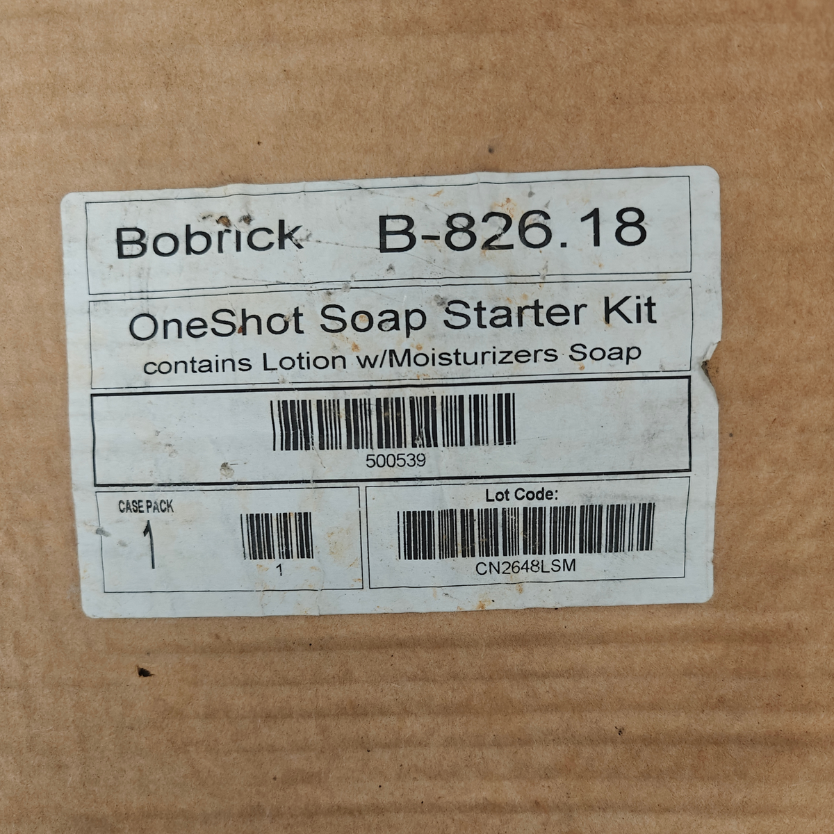 Bobrick B-826.18 OneShot Auto Soap Dispenser System Starter Kit with Lotion NEW