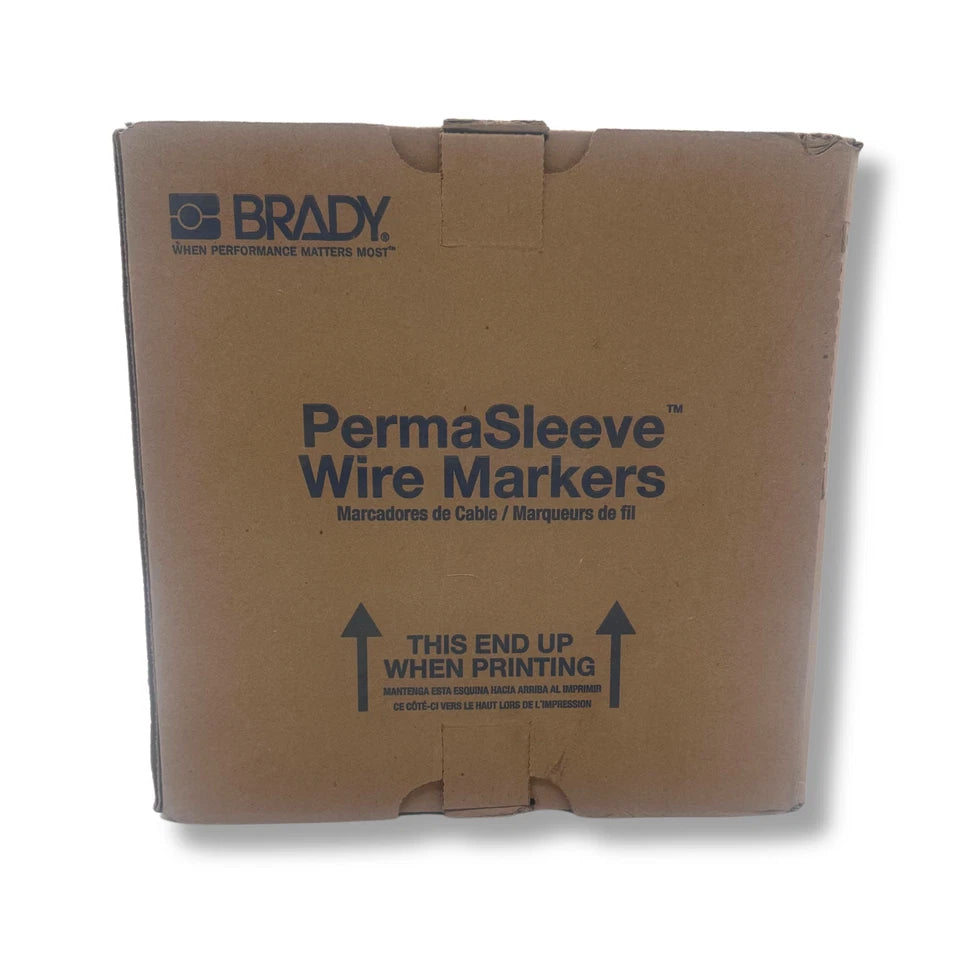 Brady wire marking sleeve label packaging PS-750-2-OR