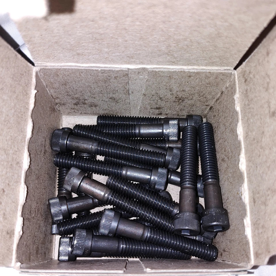 Bulk pack of CAMCAR 5/16-18 x 2 inch hex socket head cap screws in box