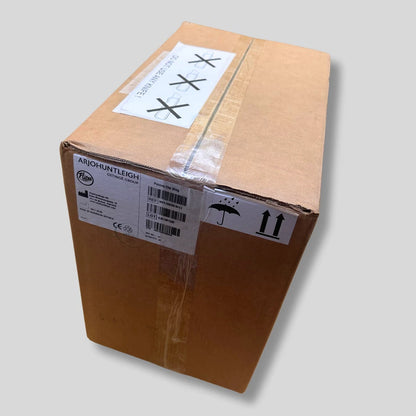 Shipping box containing ArjoHuntleigh patient lift slings case of 10