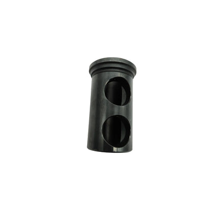 Side view of J style CNC tool holder bushing black oxide coating