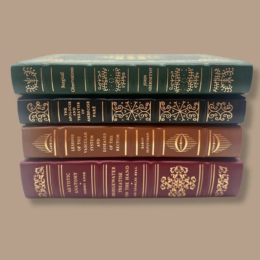 Set of 4 -Special Classics of Surgery Library Gryphon Edition Leather Hardcovers