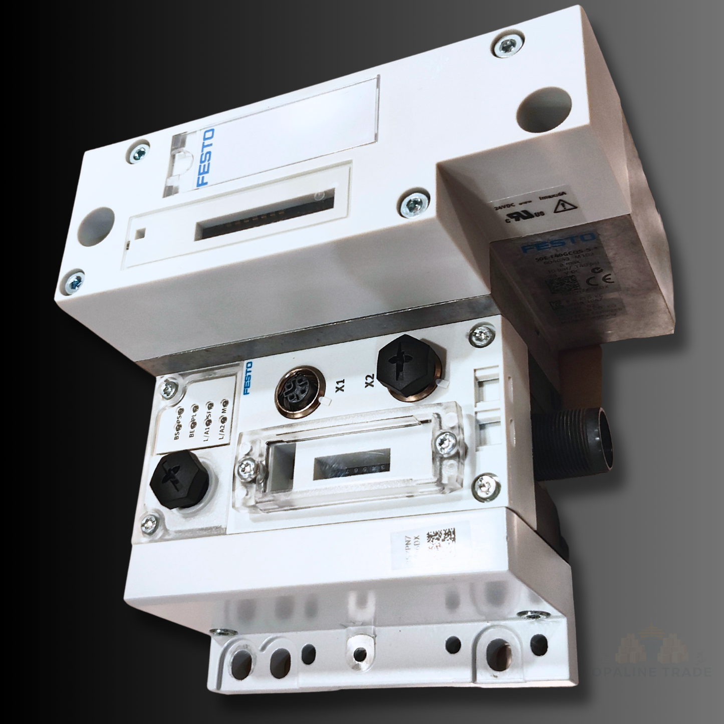 Festo CPX-FB40 Bus Node & VABA-S6-1-X1 Interface w/ Interlink Block & End Plate