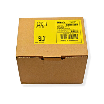 Brady B30C-2250-569-YL Yellow Low-Halide Polyester Label Tape 2.25 in W x 100 ft