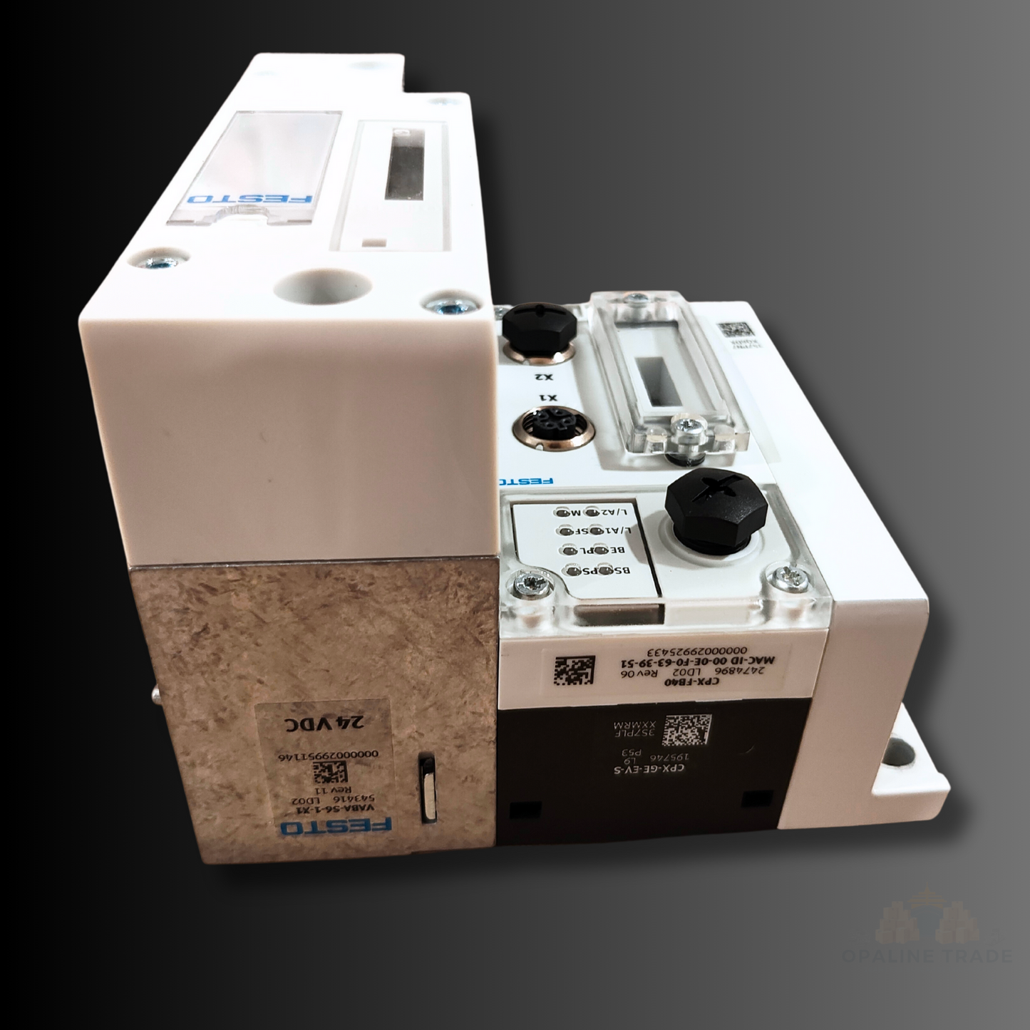 Festo CPX-FB40 Bus Node & VABA-S6-1-X1 Interface w/ Interlink Block & End Plate