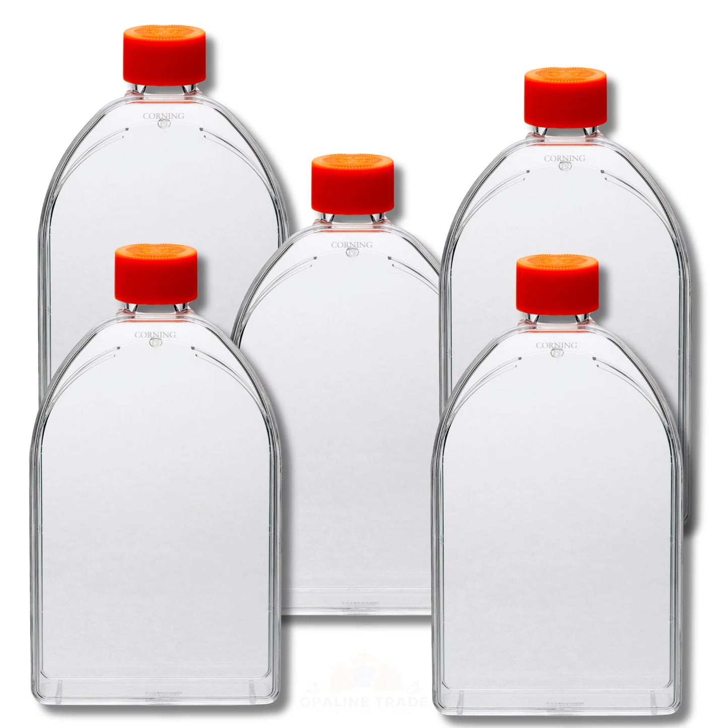 CORNING 430825 150cm² Flask - Cell Culture, Canted Neck, Vent Cap, Sterile, 5/Pk