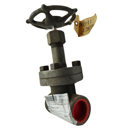 VOGT VALVE 1-1/2 in. Forged CARBON Steel Conventional Port Threaded Gate Valve