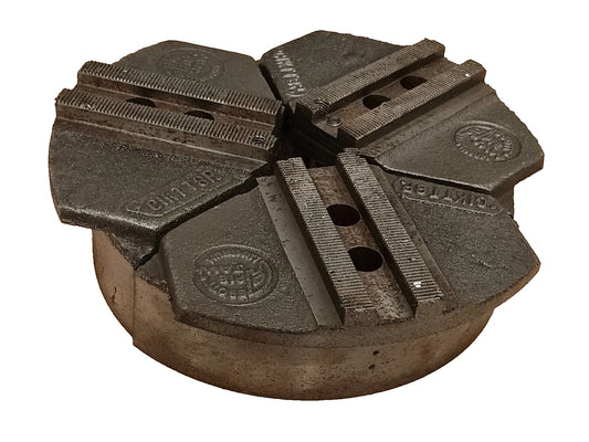 Abbott CIKTT8P 1.5 MM X 60 DEGREE SERRATED PIE JAWS For 8" Chuck Cast Iron