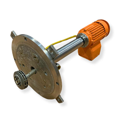 LOHER 0.33 HP Electric Tank Mixer Agitator 3580 RPM Stainless Steel Shaft Flange