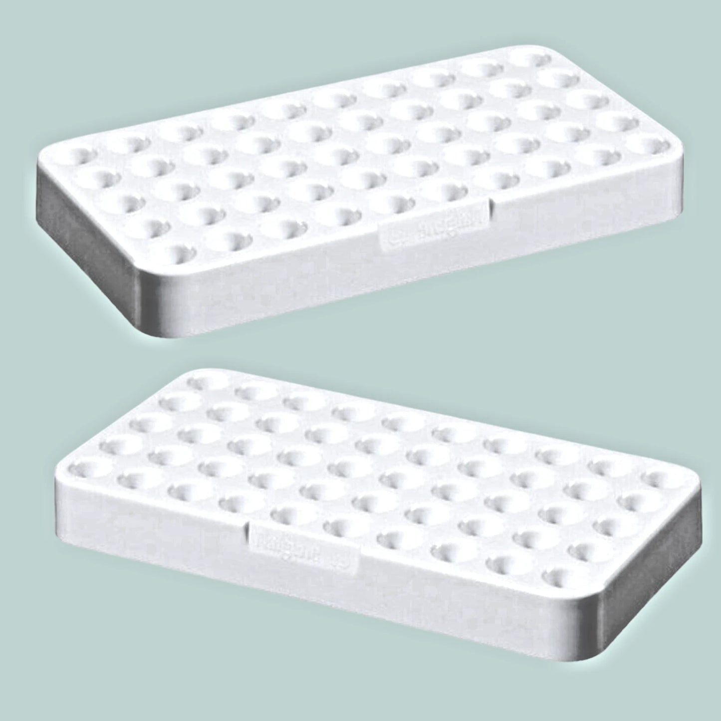 2pk Thermo Nalgene CryoTube Vial Racks 50-Position (5x10) | CAT# [5030-0510]