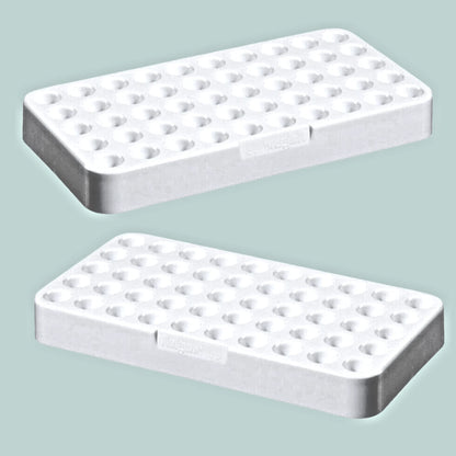 2pk Thermo Nalgene CryoTube Vial Racks 50-Position (5x10) | CAT# [5030-0510]