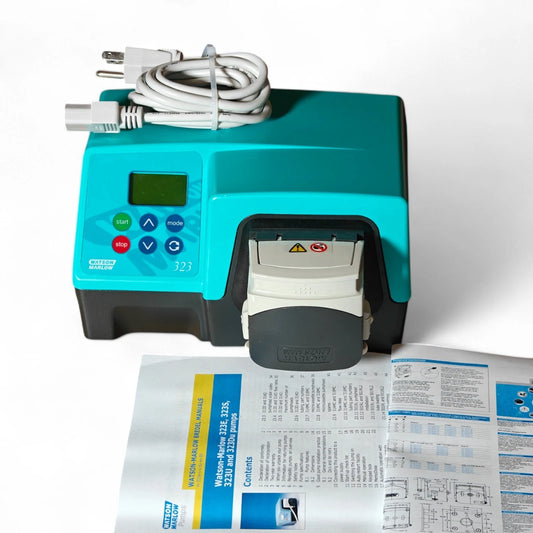 Watson Marlow 323 S/D Peristaltic Pump 400RPM with 313 DW Pumphead - TESTED