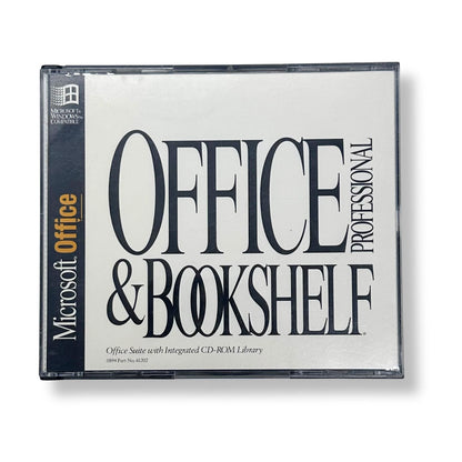 Microsoft Office Professional and Bookshelf Software CD | 1994 Vintage Windows