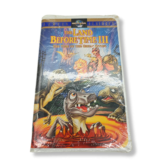 SEALED The Land Before Time III: The Time of Great Giving (VHS, 1995, Clamshell)