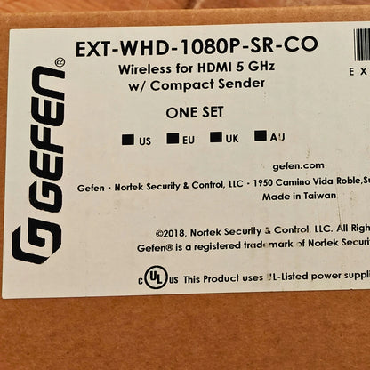 Gefen Wireless HDMI Extender Kit 5GHz with Compact Sender and Receiver | NEW