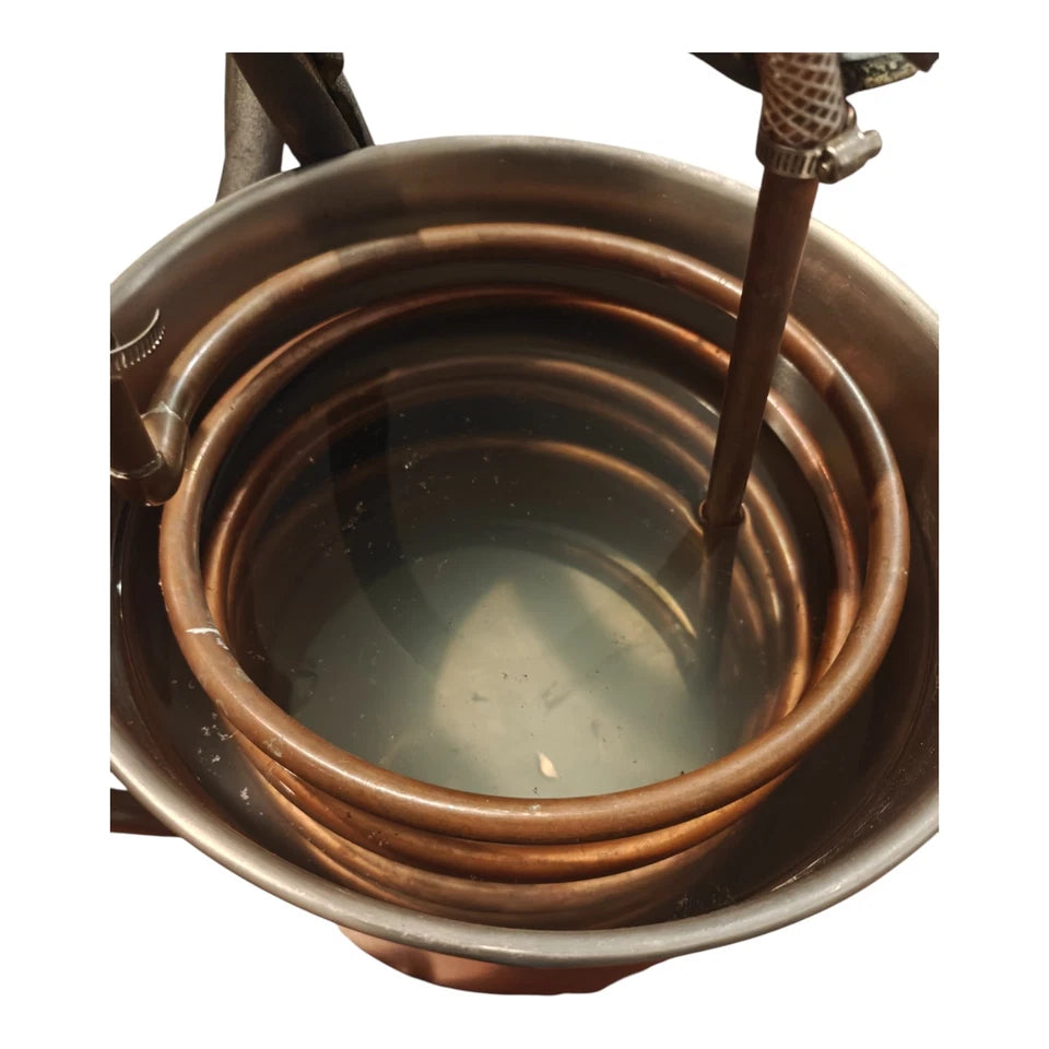 Julabo FL601 Recirculating Chiller with Copper Coil Immersion Heat Exchanger
