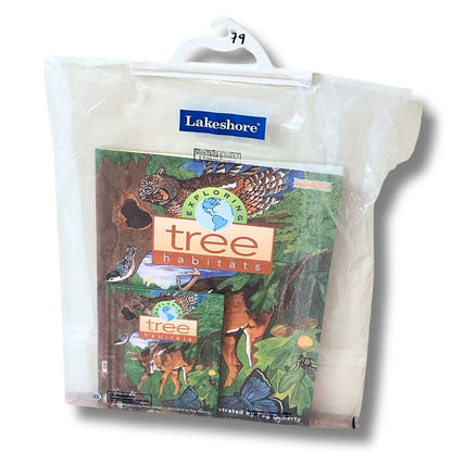 Mondo Exploring Tree Habitats Oversized Carpet Book & Hardcover Read-Along Copy