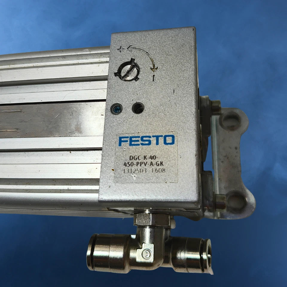 Festo DGC-K-40-450-PPV-A-GK Linear Actuator, 40mm Piston, 450mm Stroke, 30" inch
