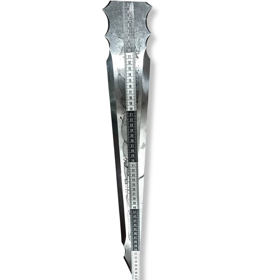 Coltellerie Lepre Stainless Steel Photoengraved Sword 56cm Blade Ltd Ed. #82/200