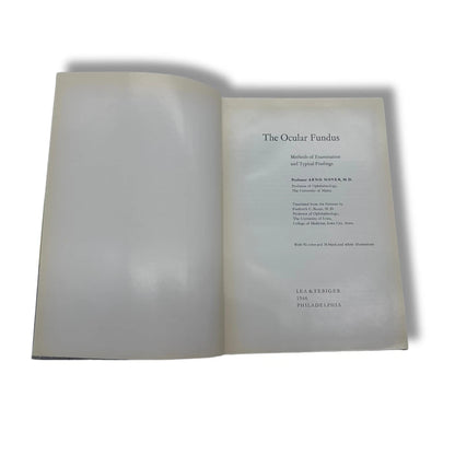 The Ocular Fundus by Arno Nover 1966 Illustrated English Translated Hardcover