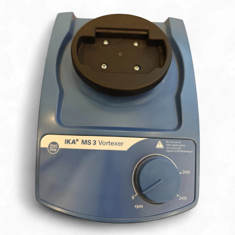 IKA MS3 Vortex Mixer with Power Supply - TESTED [MS 3 B S36] Agilent Lab Shaker