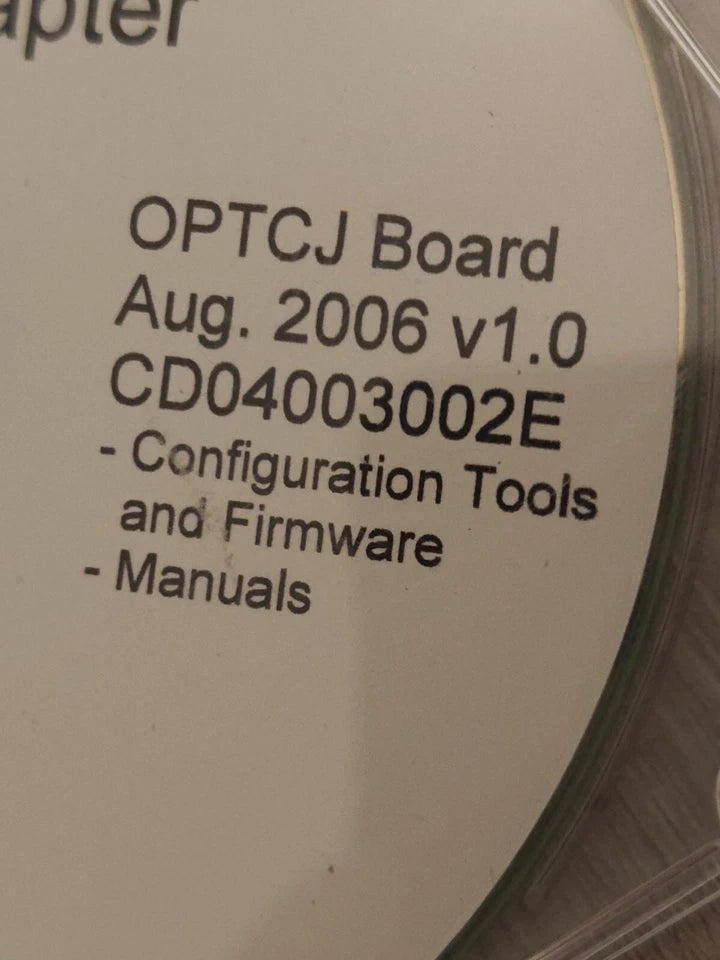 EATON SVX9000 BACNET MS/TP Fieldbus Adapter OPTCJ Board FIRMWARE CD v1.0 (2006)