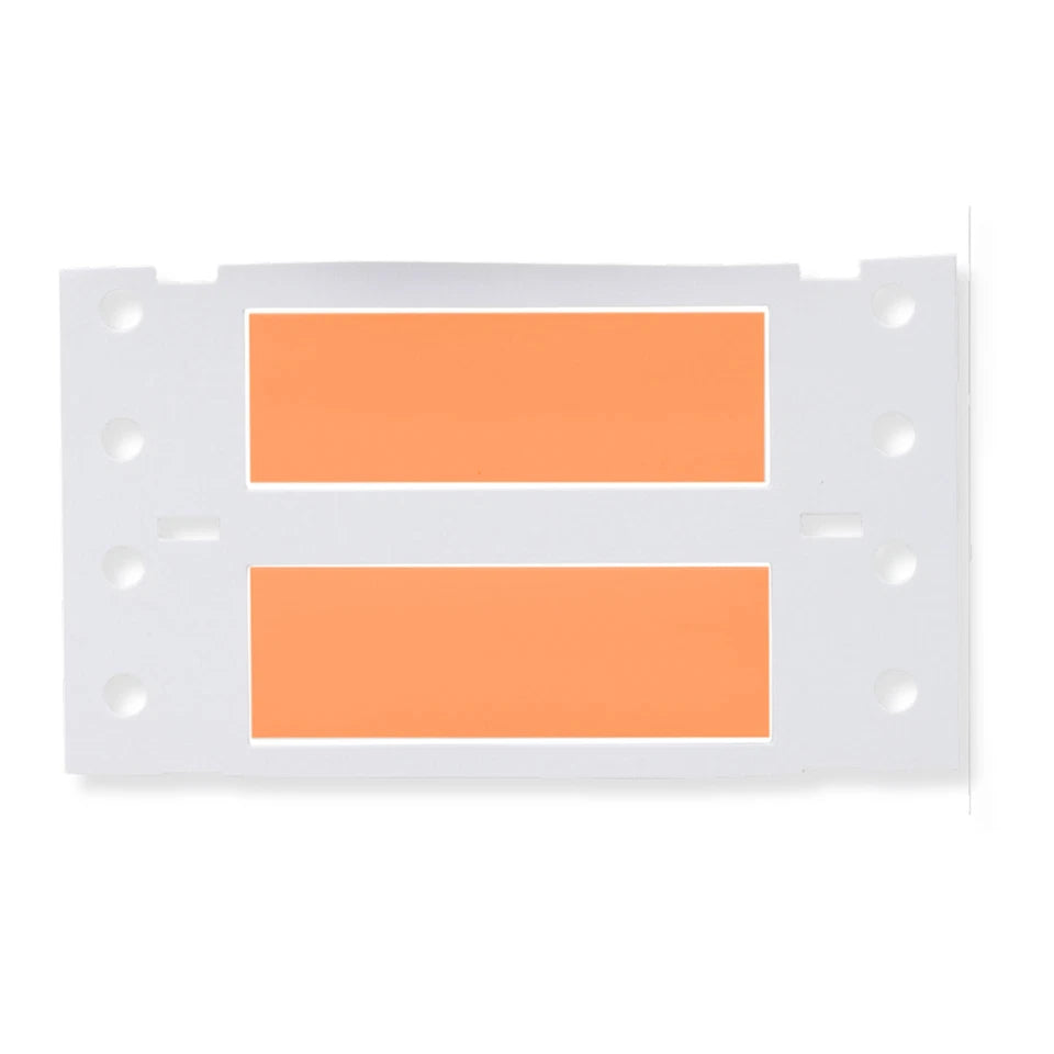 Brady 2" x 0.645" PS-375-2-OR | Orange Heat Shrink Wire Marking Sleeve Labels