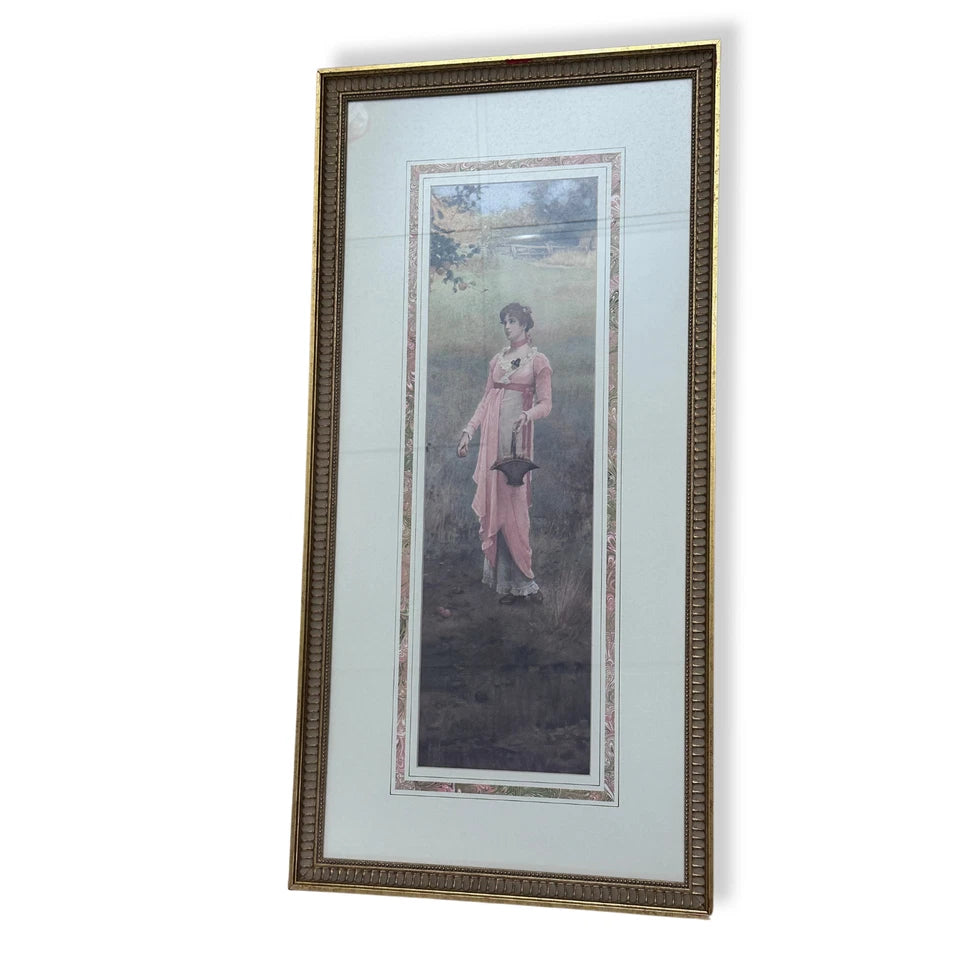 Marcus Stone "Summer Fruit" & "Winter Berries" Framed Art Print Set (34x17)